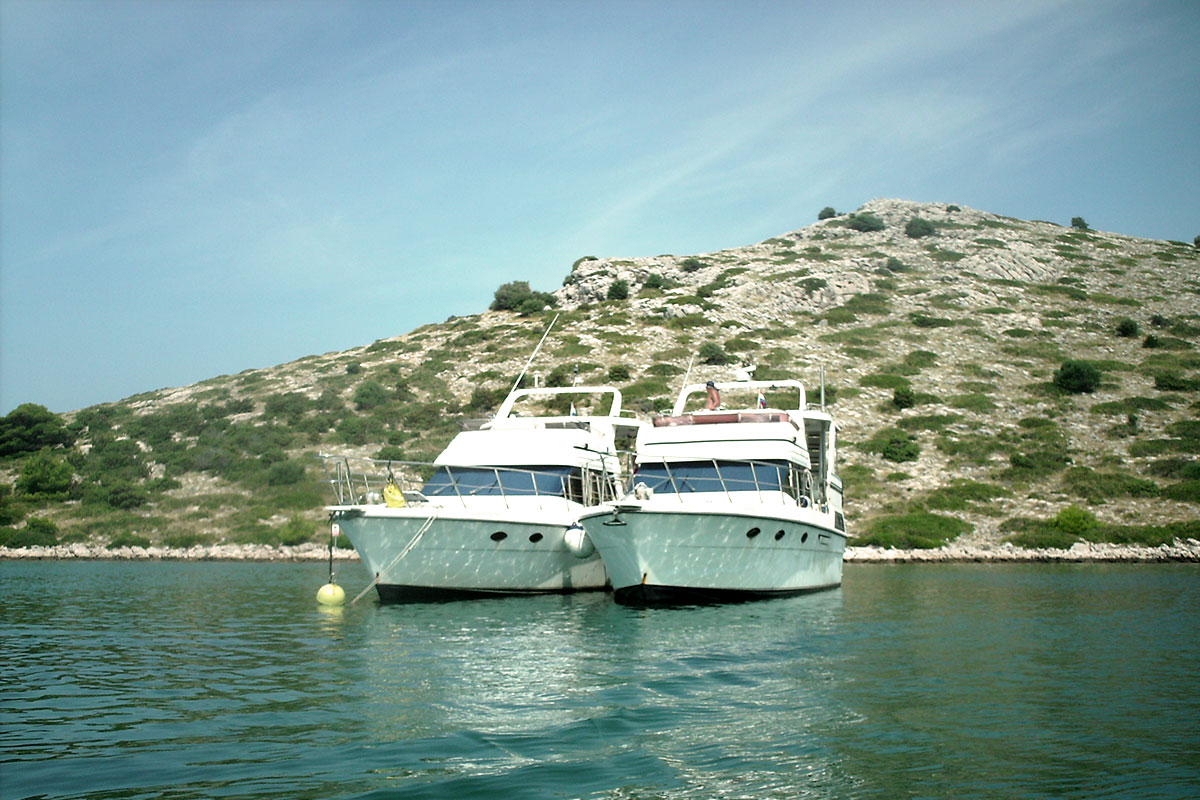 Yacht in Croatia