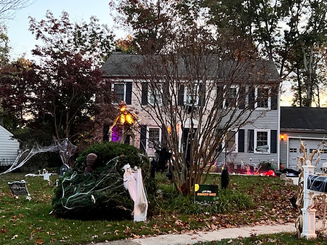 House with decoration