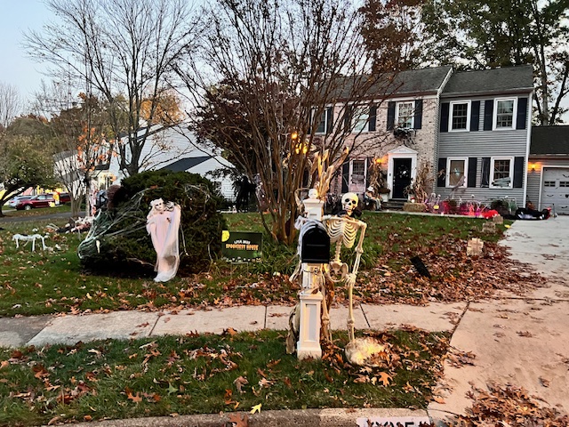 House with decoration