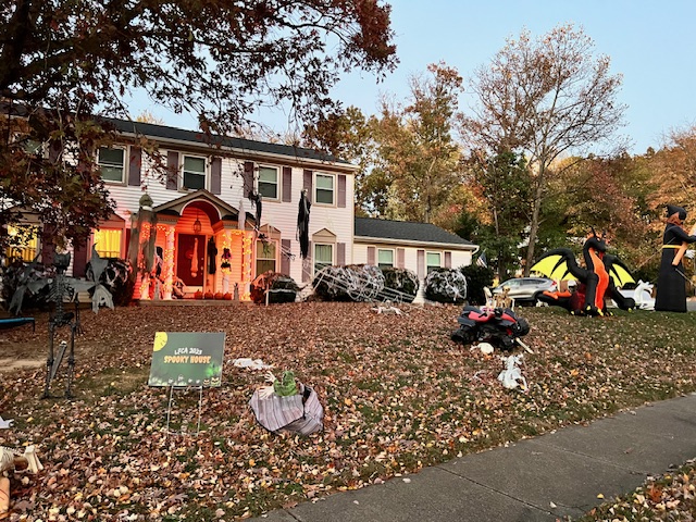 House with decoration