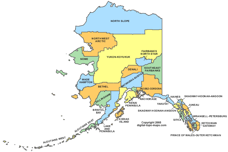 Alaska counties