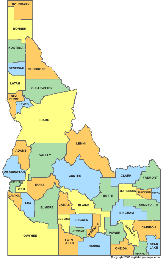 Idaho counties