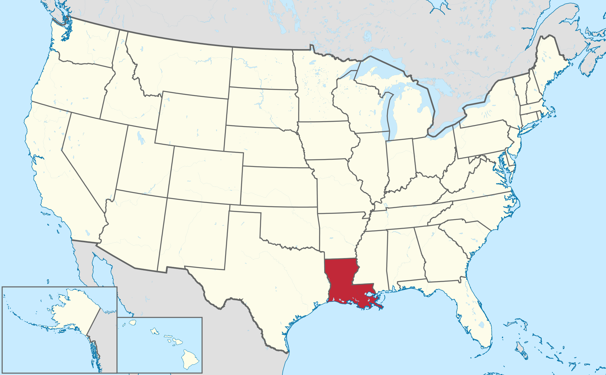 Louisiana in us