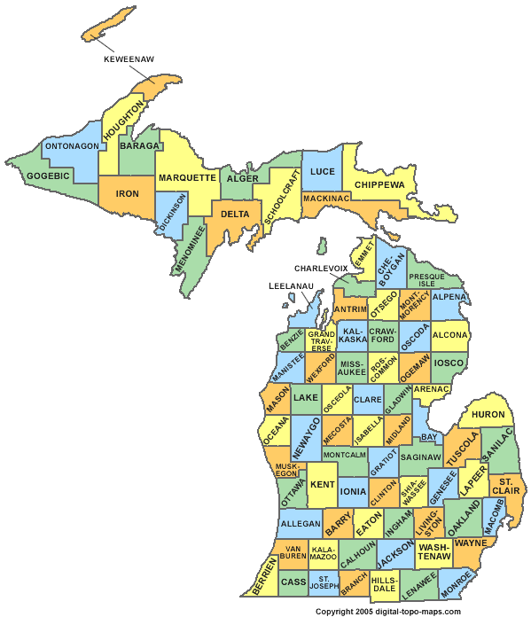 Michigan counties