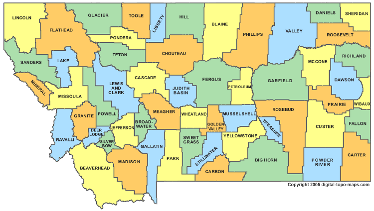 Montana counties