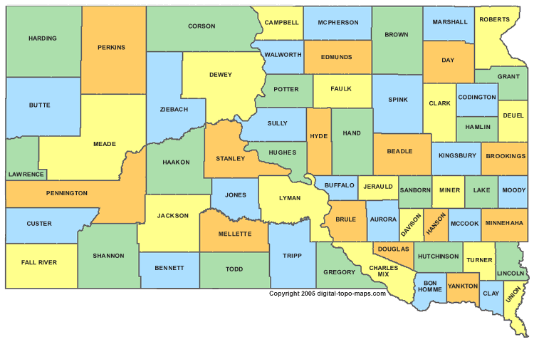 South Dakota counties