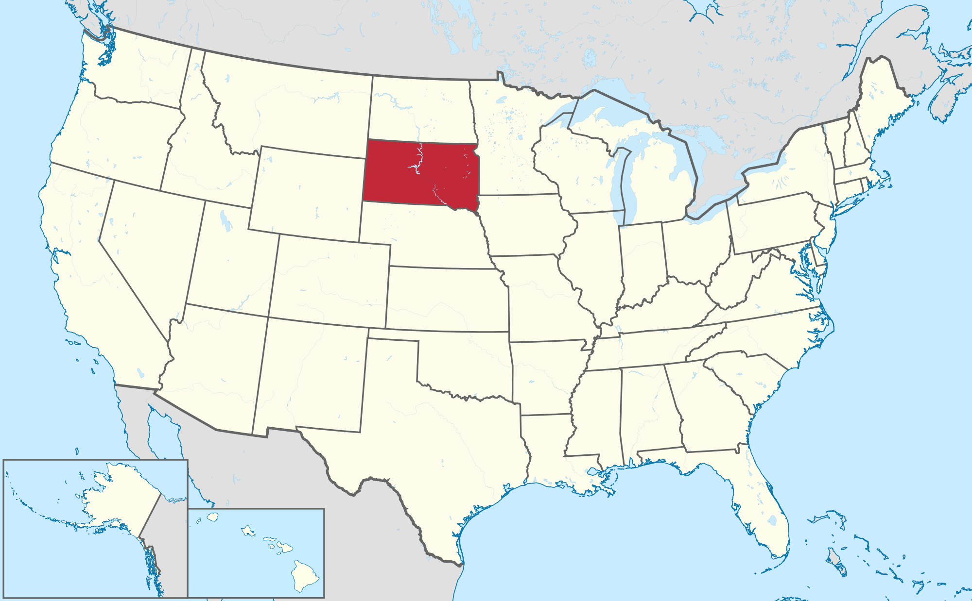 South Dakota in us