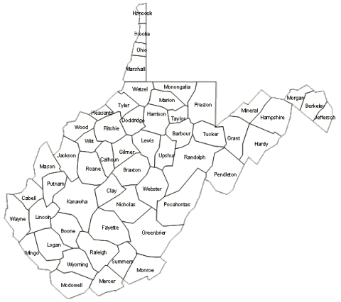 West Virginia counties
