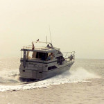 Yacht in Fahrt
