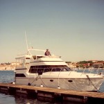 Yacht in Hafen